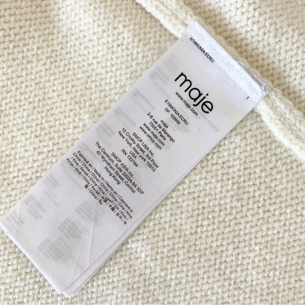 Maje Wool Blend Cardigan - Picture 6 of 10
